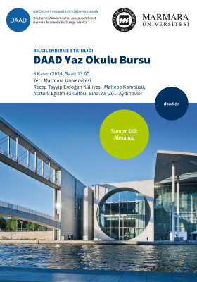 DAAD (Alman Akademik Değişim Servisi) Yaz Okulu Bursu Bilgilendirme Etkinliği