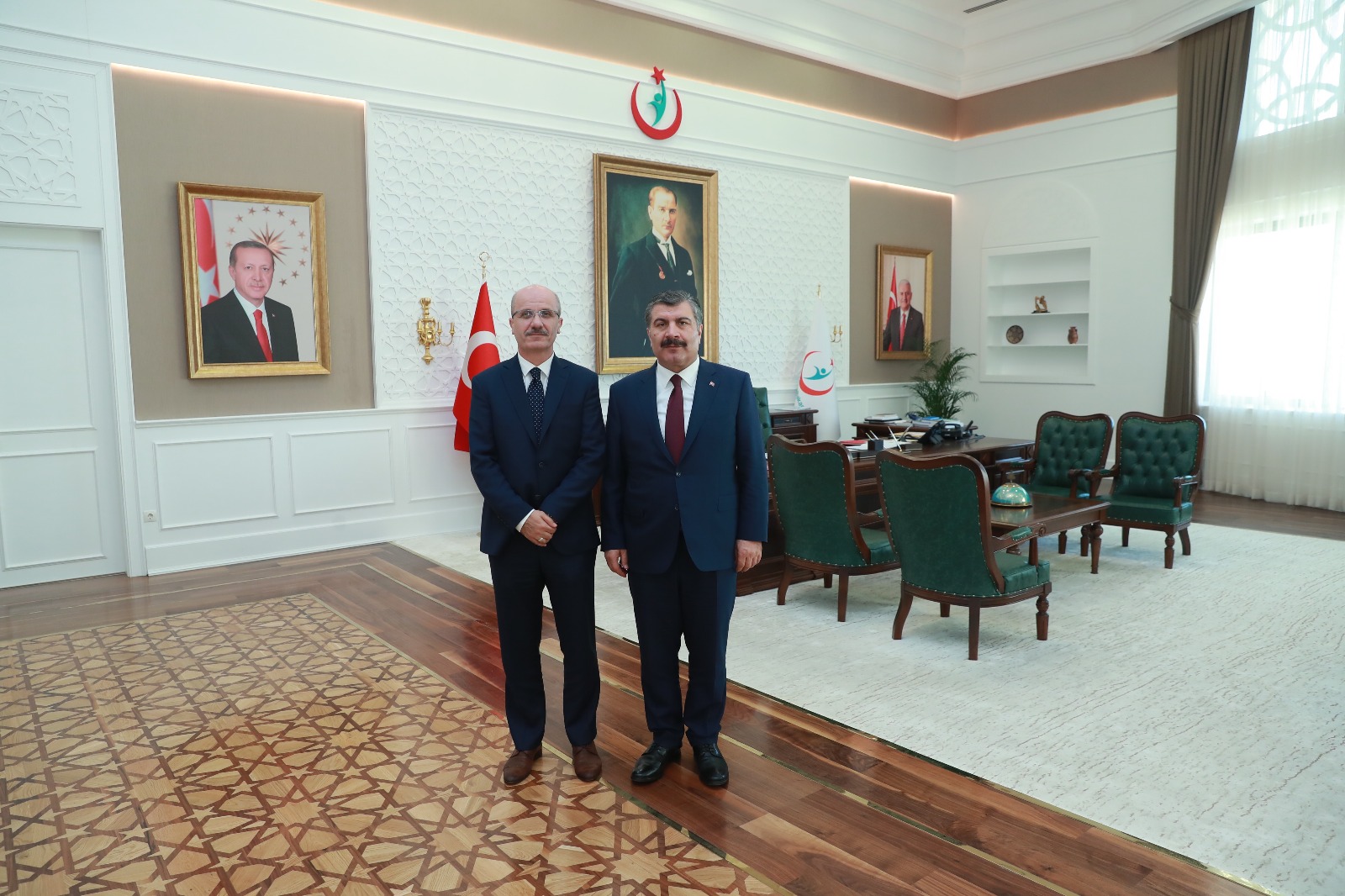 Our Rector visited the Minister of Health