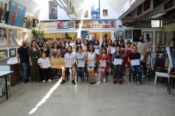 ders BELGELİĞİ The 6th painting and 13th Pattern Design Competition Award Ceremony Was Held