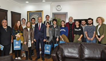 Genel Sekreter Murat Arısal “9. Köy Sanat Kulübü” Öğrencilerini Ağırladı