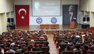 Spor Bilimleri Fakültesi'nde 10 Kasım Atatürk'ü Anma Töreni Gerçekleştirildi