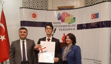 AB Başkanlığı “Genç Çevirmenler Yarışması”nda Üçüncülük Ödülü