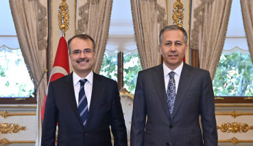 The visit of Our Rector to the Governor of Istanbul  Ali Yerlikaya
