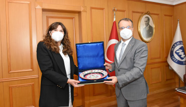 Kıbrıs İstanbul Başkonsolosu Rektörümüzü Ziyaret Etti