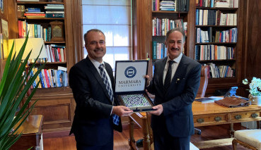 Rector Prof. Dr. Mustafa Kurt's Congratulatory Visit to Rector of Bogazici University Prof. Dr.  Mehmet Naci İnci