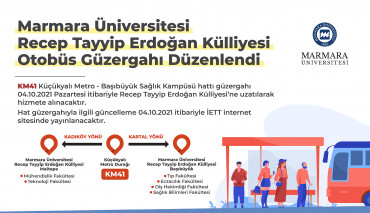 Recep Tayyip Erdoğan Külliyesi İçin Yeni Otobüs Güzergahı Düzenlendi