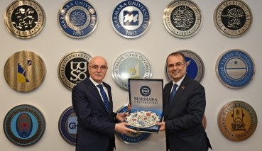 Deputy Minister of Interior Prof. Dr. Tayyip Sabri Erdil's  Visit To Our Rector