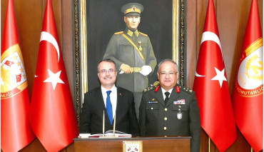 Rektörümüz 1. Ordu Komutanı Korgeneral Kemal Yeni’yi Ziyaret Etti