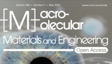 NBUAM’ın  Bilimsel Çalışması  Macromolecular Materials and Engineering Dergisinde Kapak Olarak Yayınlandı