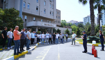 Marmara Üniversitesi’nde Yangın Eğitimi Verildi