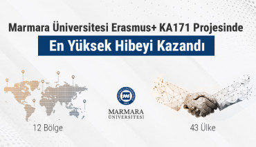 Marmara Üniversitesi Erasmus+ KA171 Projesinde En Yüksek Hibeyi Kazandı