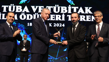 TÜBA ve TÜBİTAK Bilim Ödülleri Töreni’nde Üniversitemize Ödül